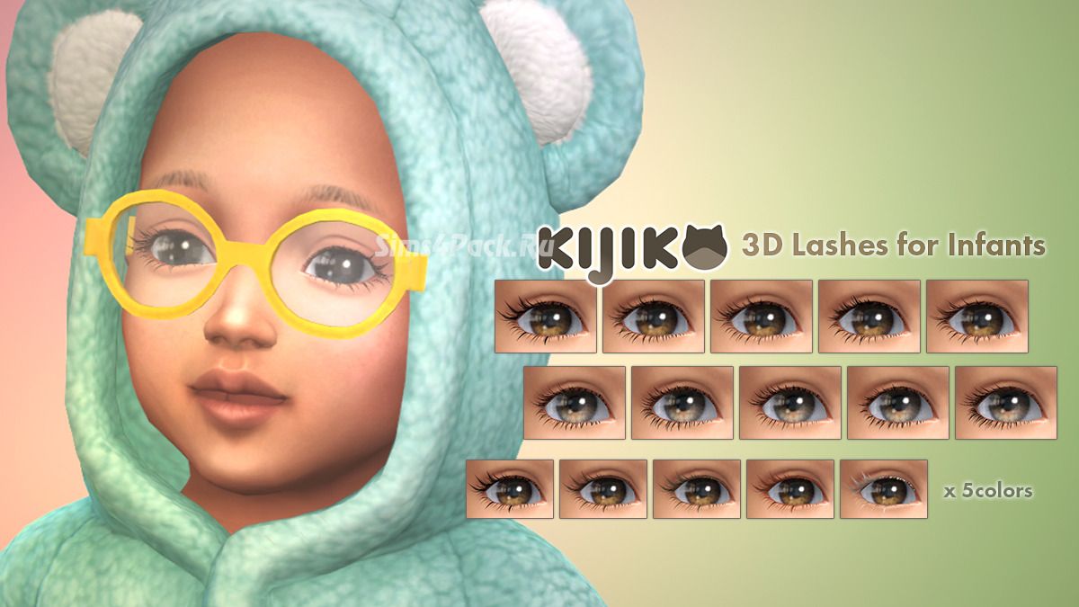 3D ресницы для младенцев "3D Lashes for Infants
