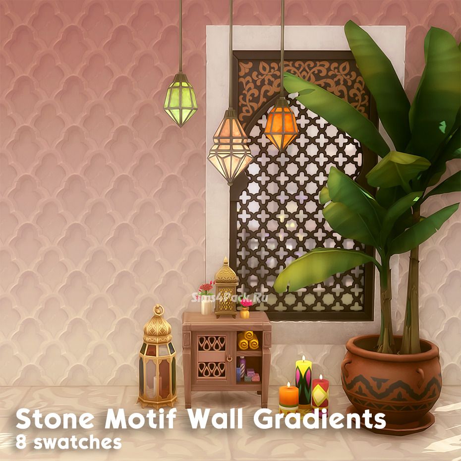Набор покрытий для стен "Stone Motif Walls"