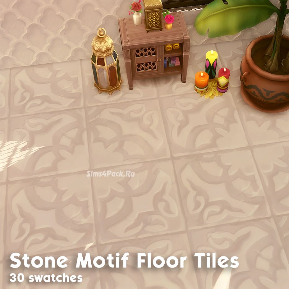Напольная плитка "Stone Motif Floor Tiles"