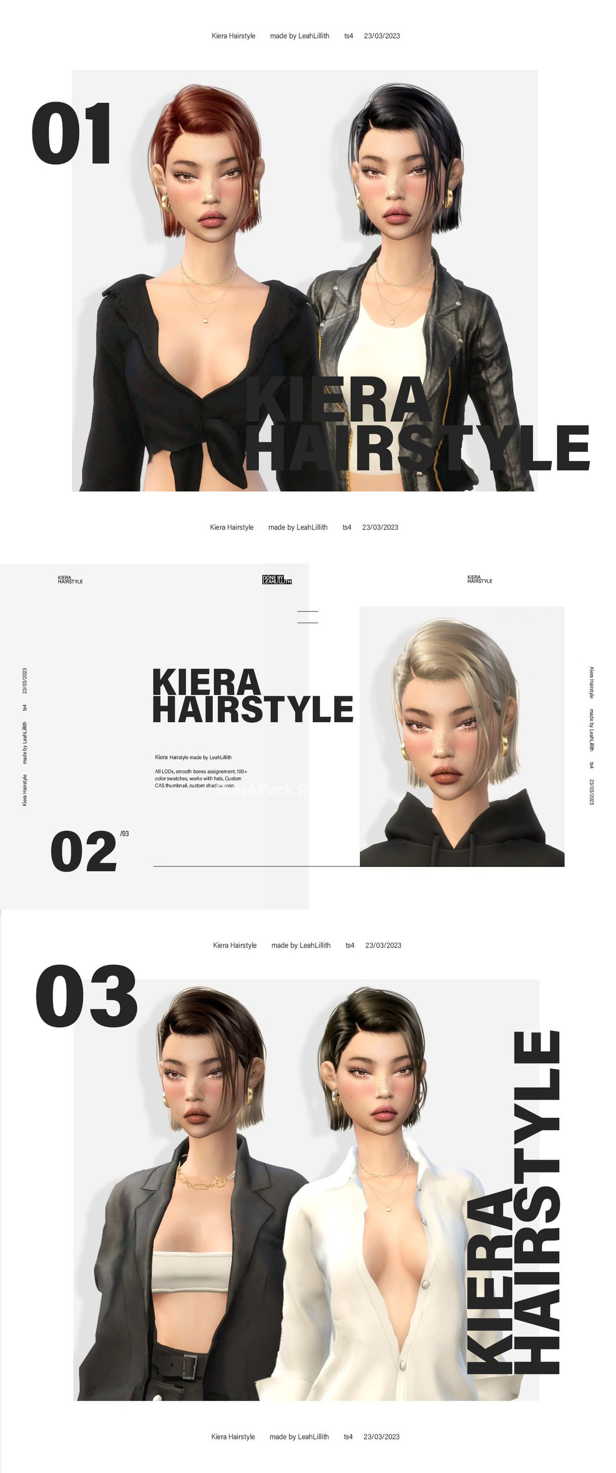 Женская прическа "Kiera Hairstyle"