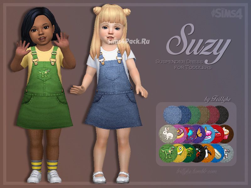 Комплект для малышек "SUZY SUSPENDER DRESS"