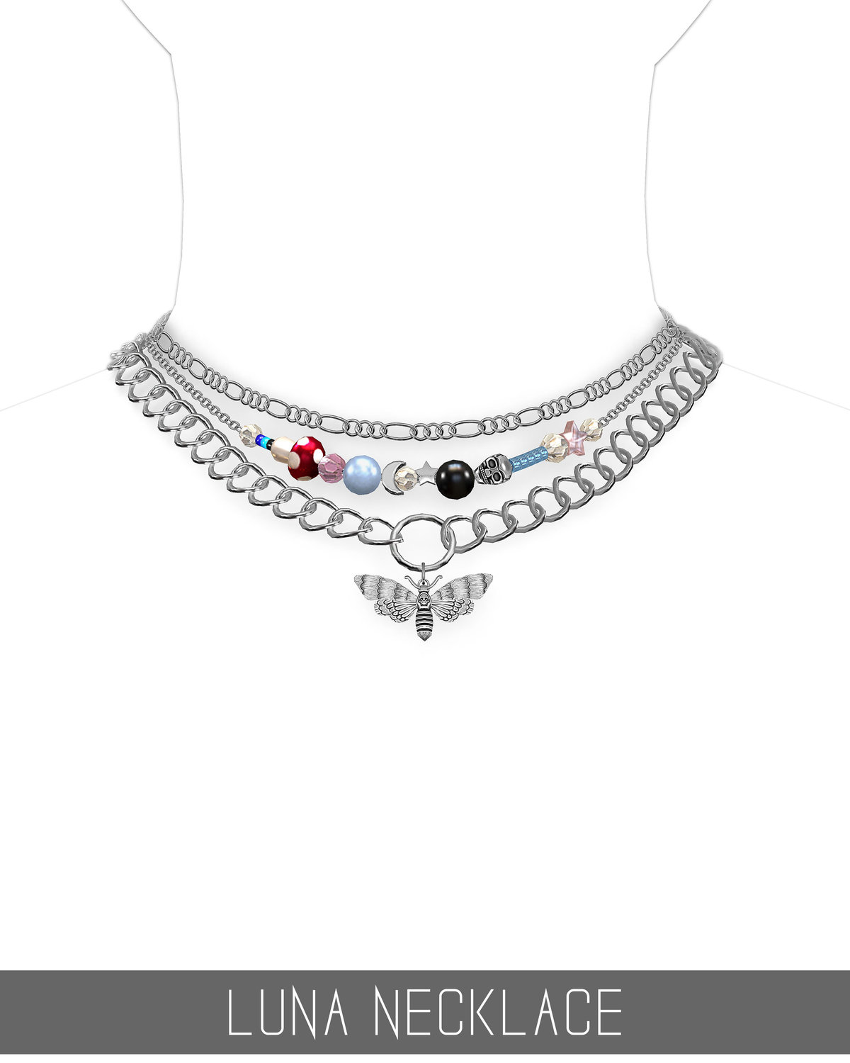 Комплект украшений "LUNA NECKLACE"