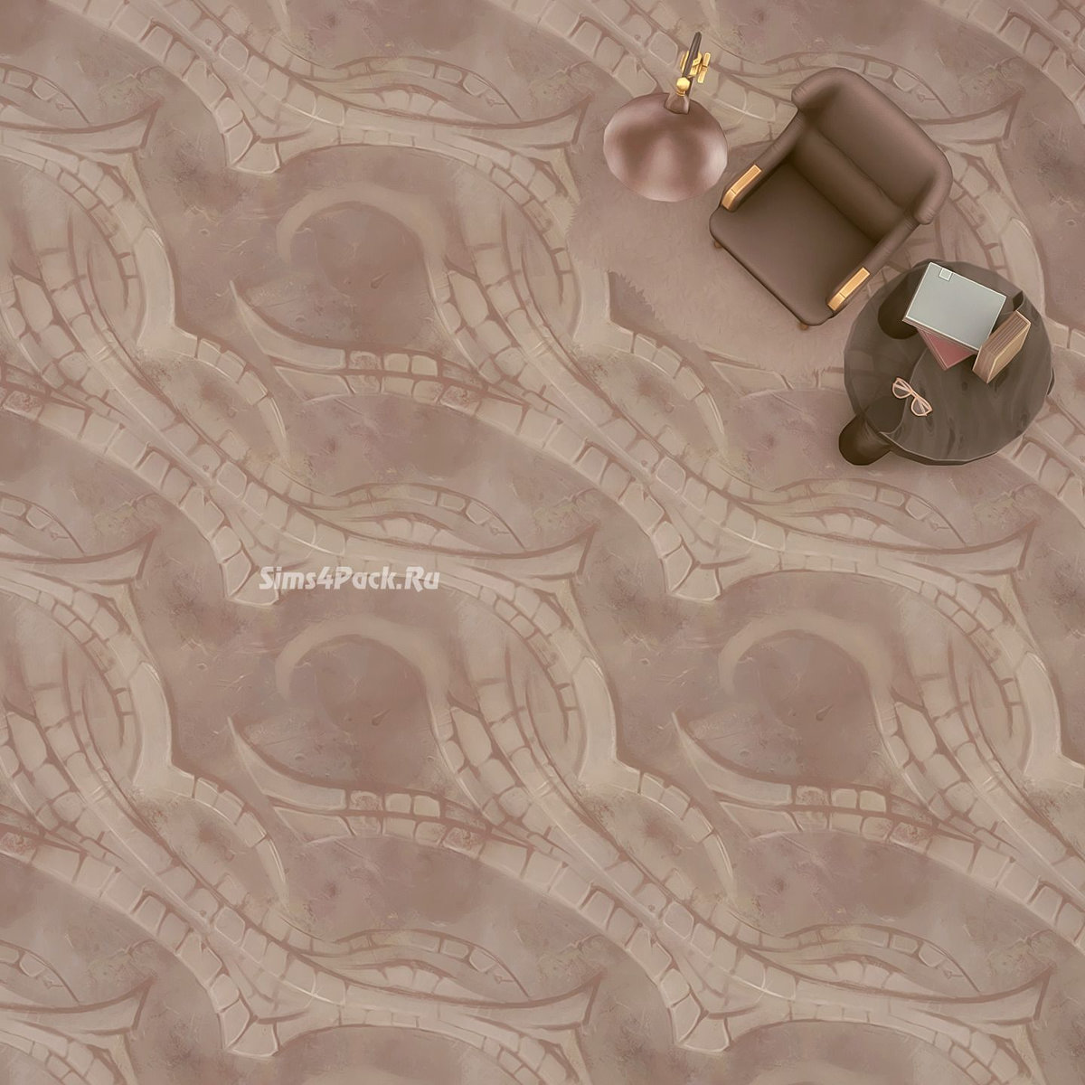Напольное покрытие "Stone Mosaic Flooring"
