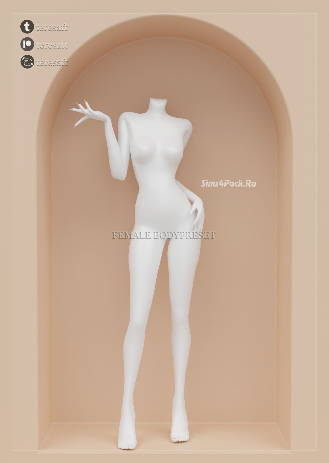 Пресет тела "FEMALE BODYPRESET 02"
