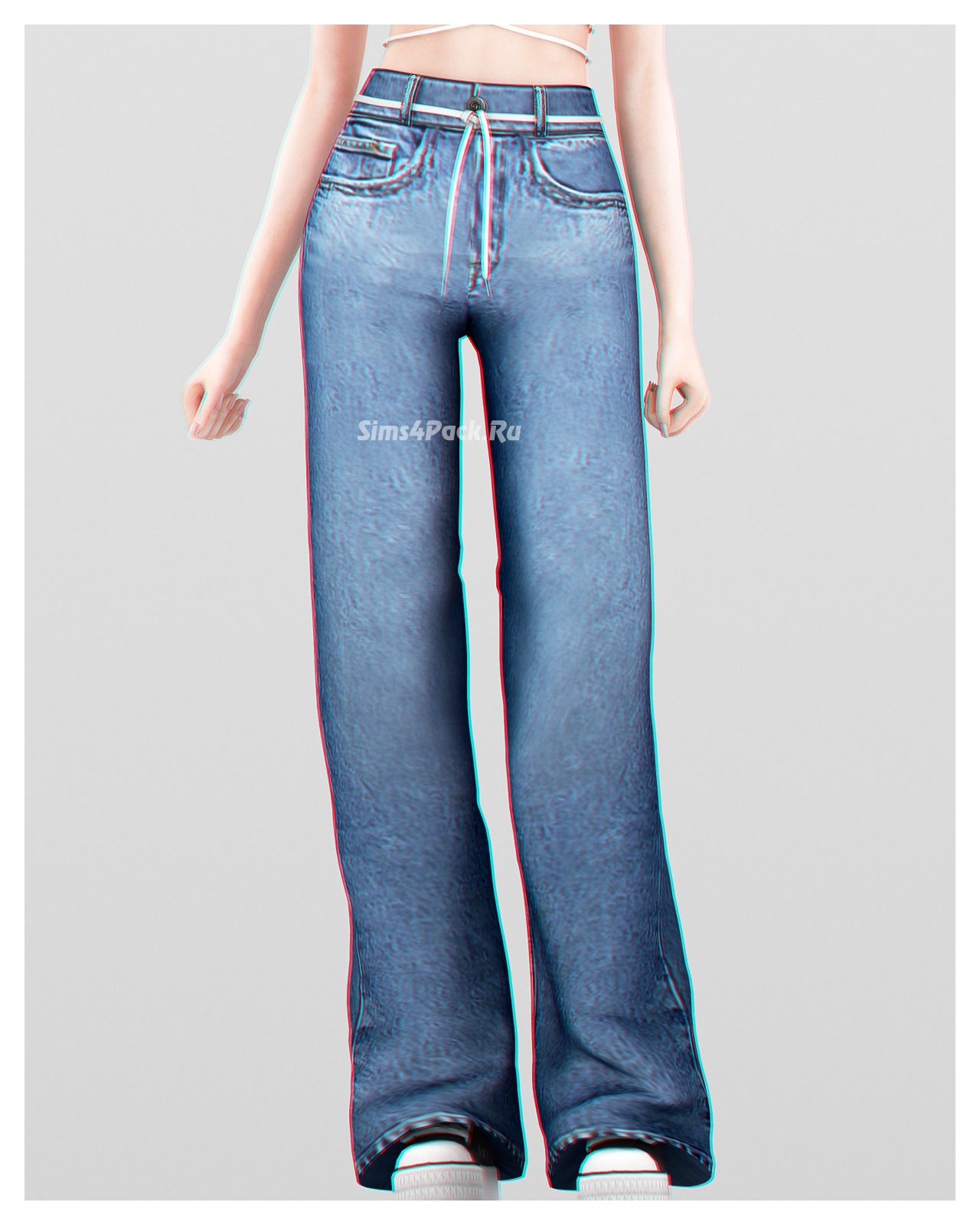 Женские джинсы "Long Baggy Jeans Pants"