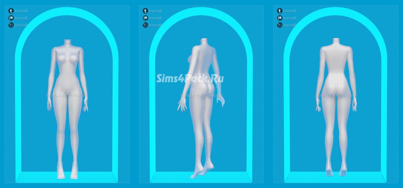Пресет тела "FEMALE BODYPRESET 01"