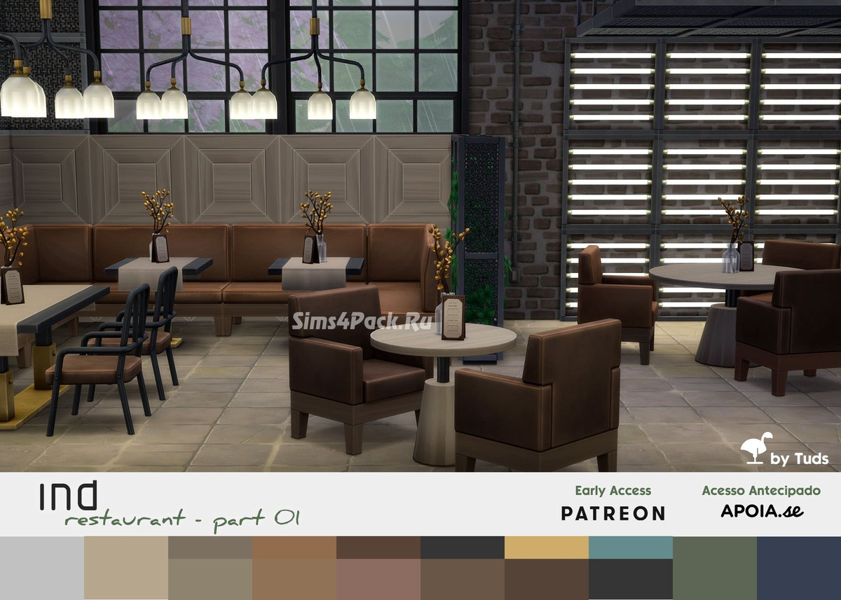 Сет для ресторана "IND Restaurant - Part 01"