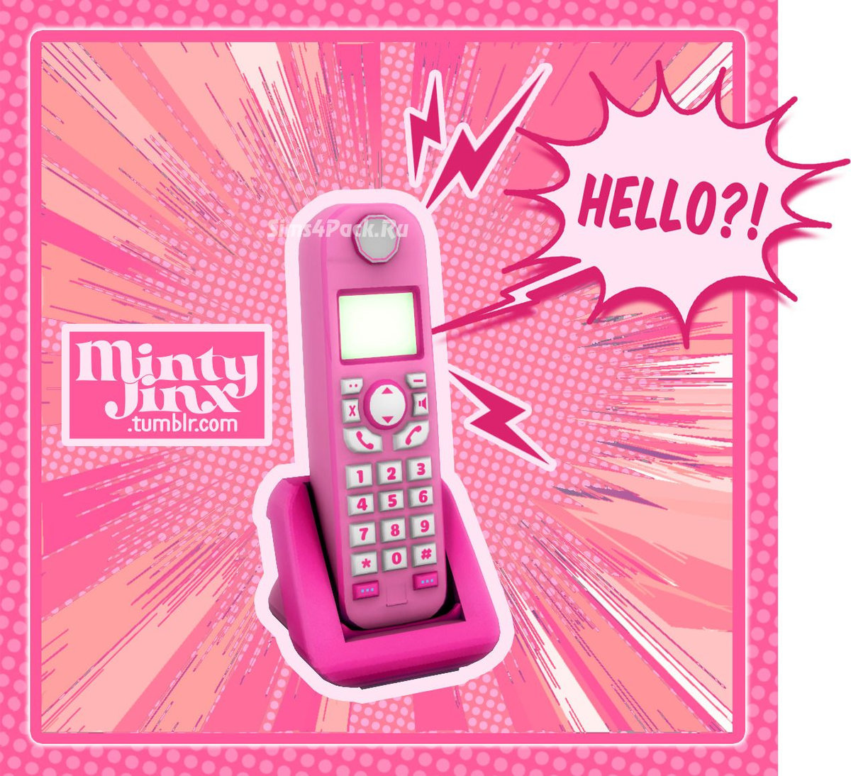 Декоративный телефон "Landline Telephone"