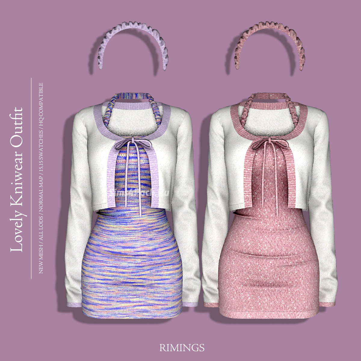 Наряд и ободок "Lovely Kniwear Outfit"