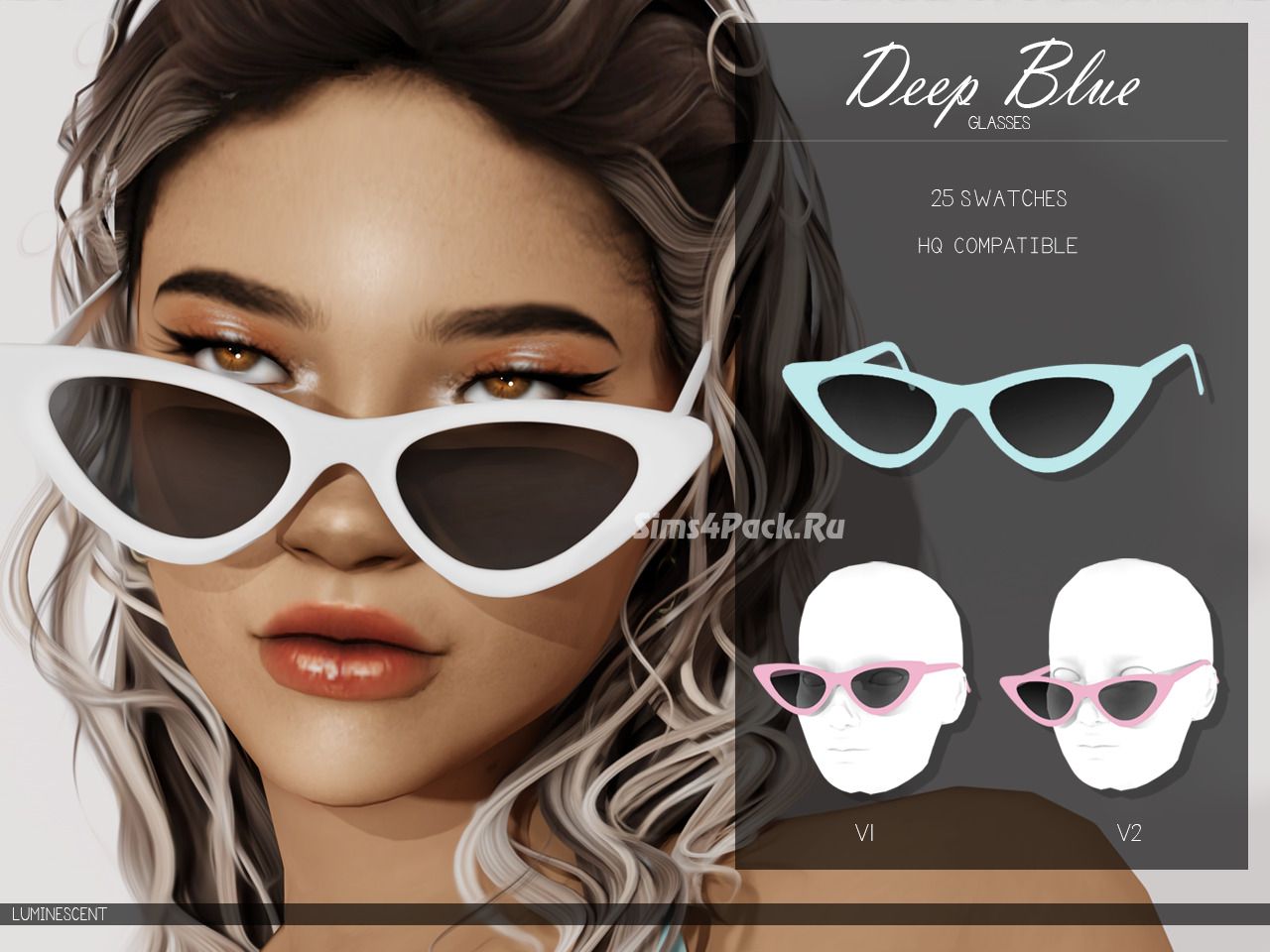 Солнцезащитные очки "Deep Blue Sunglasses"