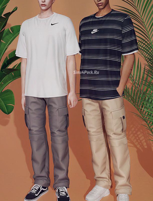Футболка и штаны для симов "KK Basic Set 06"