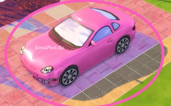 Декоративная машина "Barbie sports car"