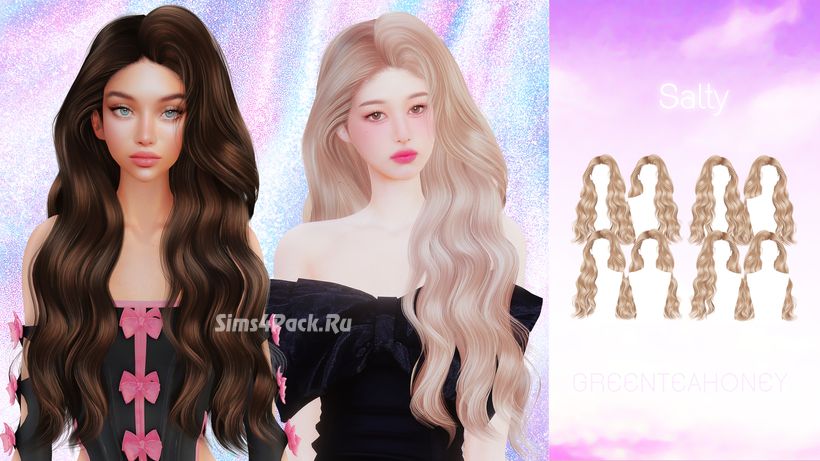Женская прическа "Salty Hairstyle"