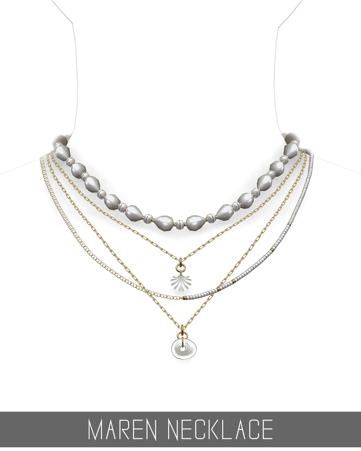 Набор украшений "MAREN NECKLACE"
