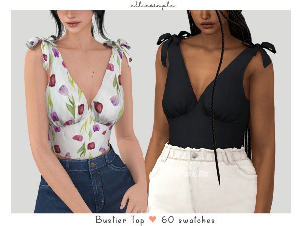 Топ "bustier top"