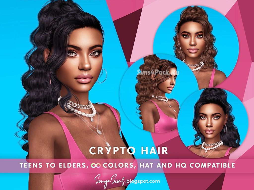 Женская прическа "Crypto Hair"
