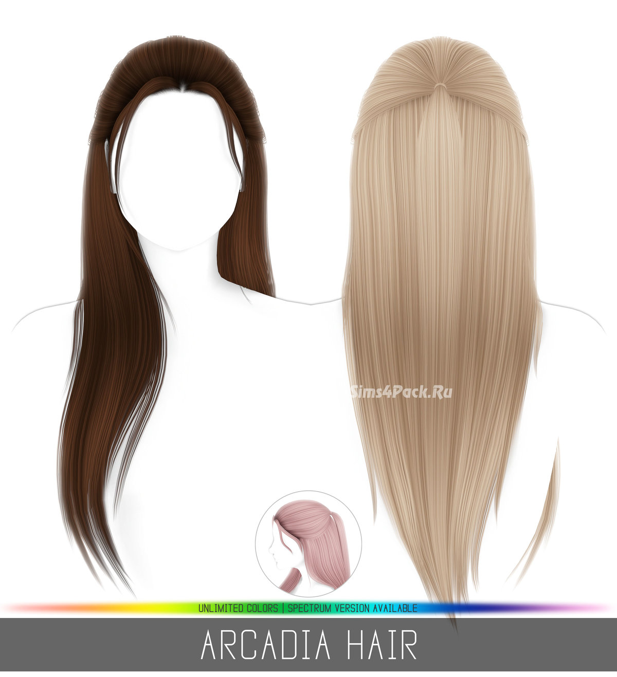 Прическа для женщин, девочек и малышек "ARCADIA HAIR"