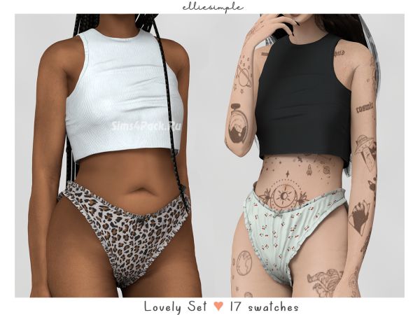 Комплект женского нижнего белья "lovely set"