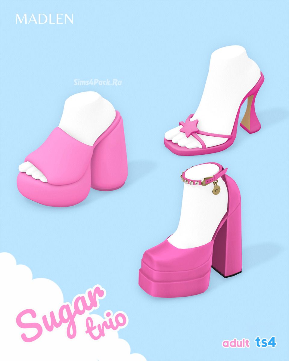 Мини-коллекция женской обуви "Sugar Trio"