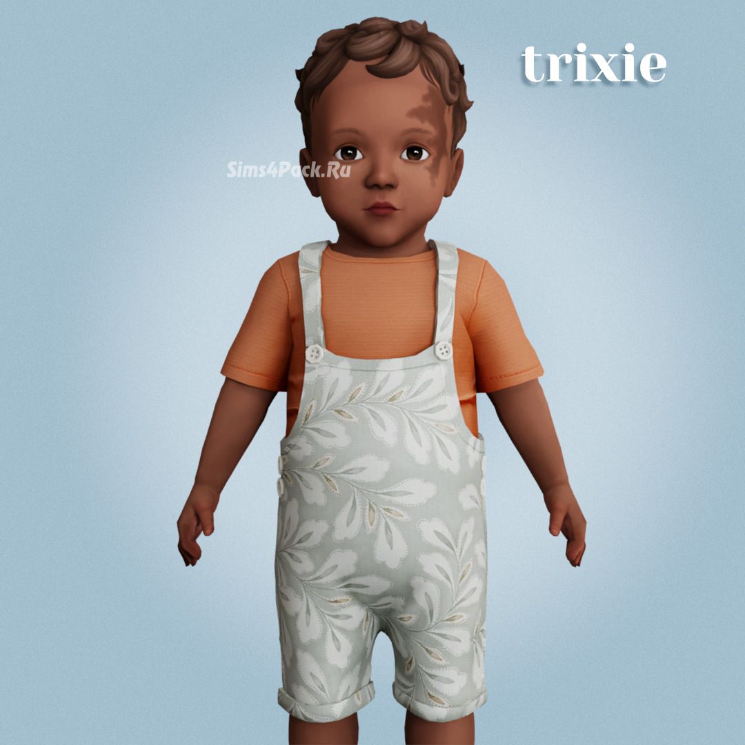 Комбинезон с футболкой для младенцев "Trixie overalls"
