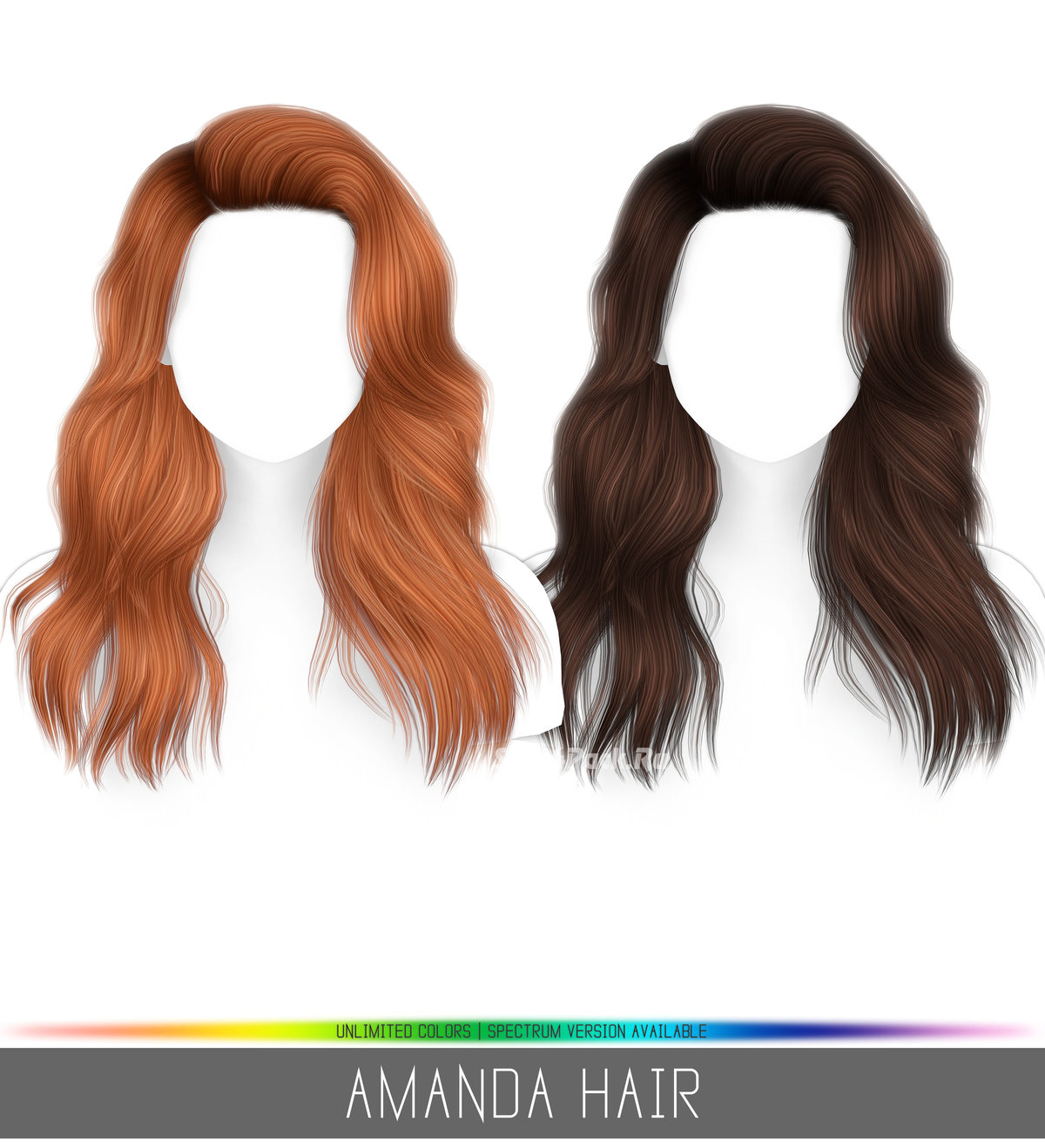 Прическа для женщин, девочек и малышек "AMANDA HAIR"