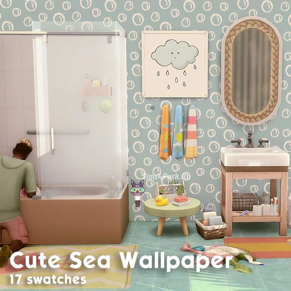 Обои и картины "Cute Sea Wallpaper and Framed Prints"
