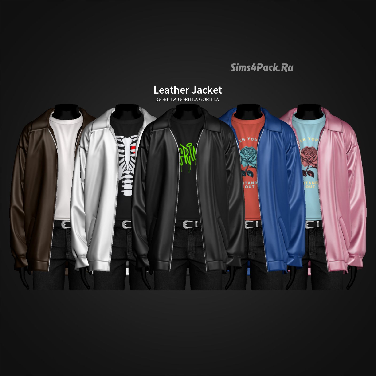 Куртка и лонгслив "Leather Jacket"