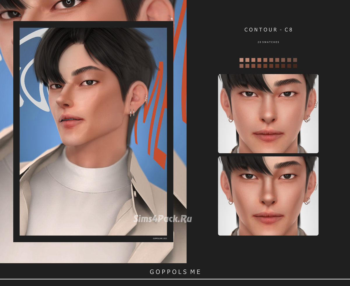 Контур для лица "Face Contour C8"