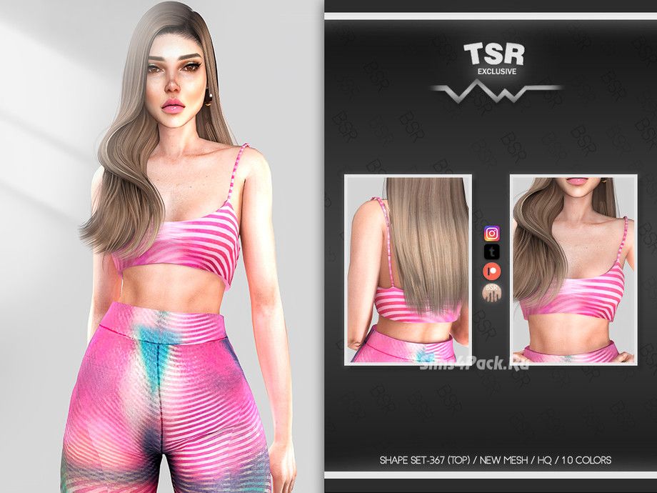 Спортивный топ "SHAPE SET-367 (TOP) BD1013"