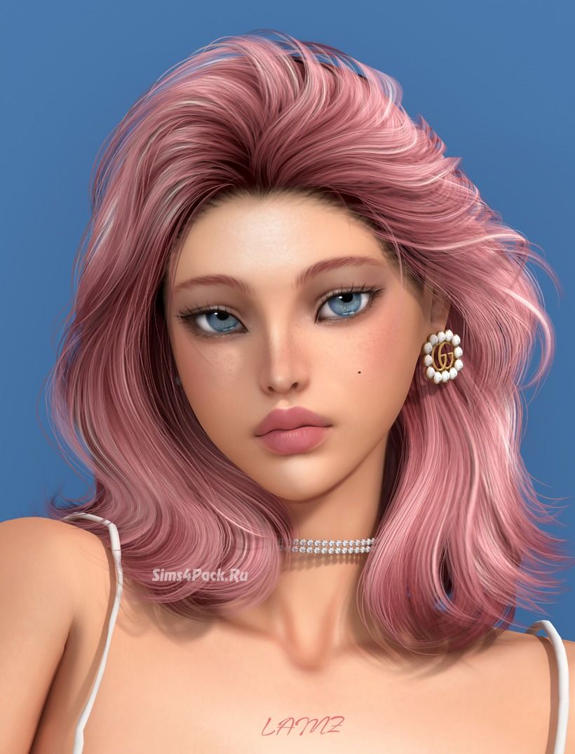Женская прическа "NaturalWavyHairstyles_001F"