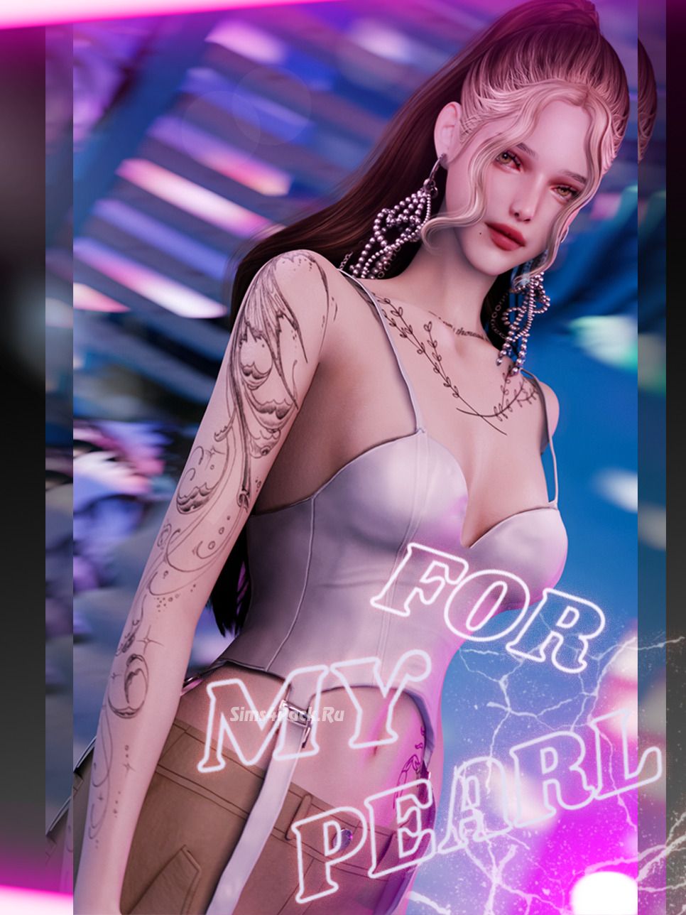 Тату сет "for my pearl tattoo hq"