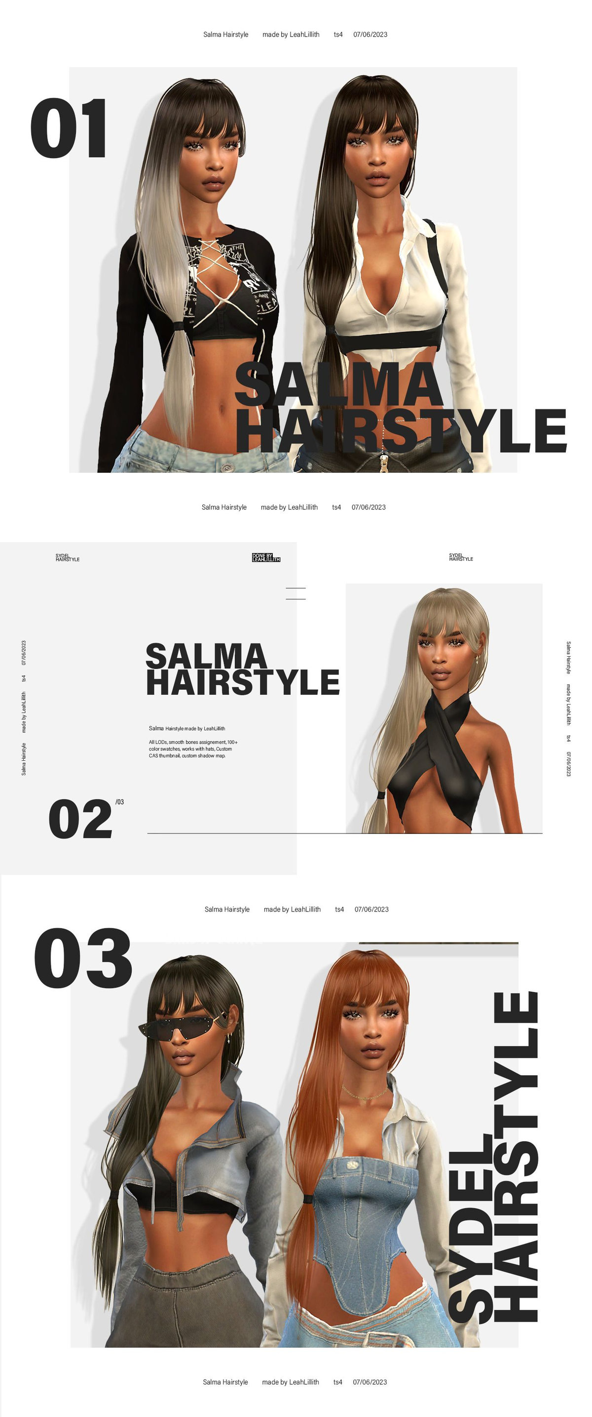 Женская прическа "Salma Hairstyle"