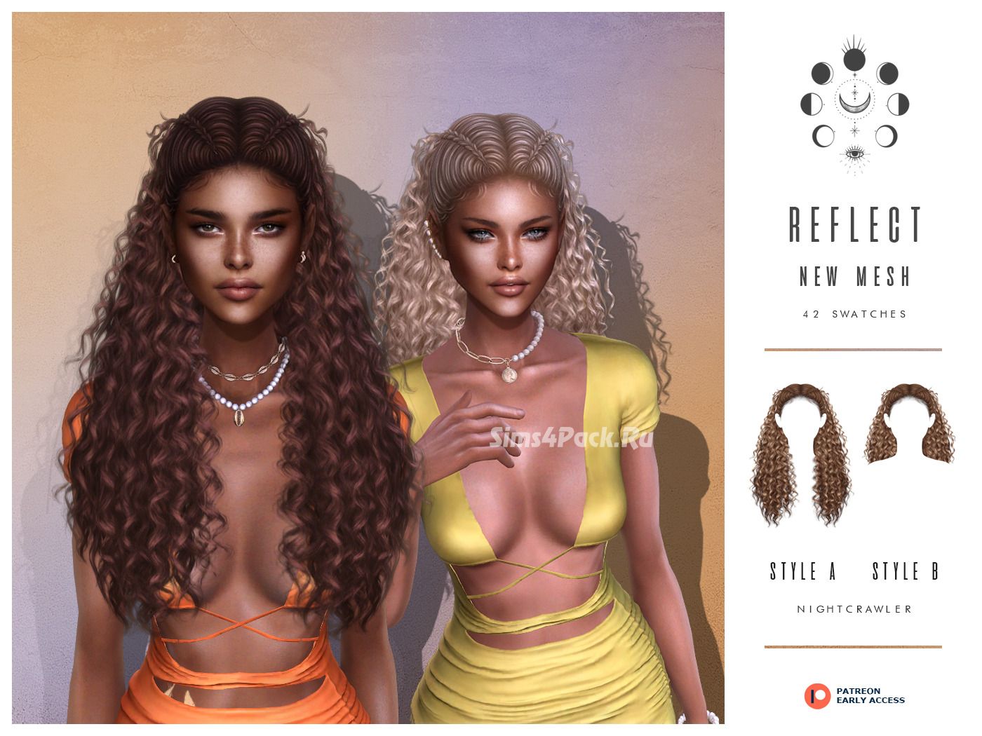 Женская прическа "REFLECT HAIR"
