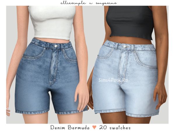 Женские шорты "denim bermuda"