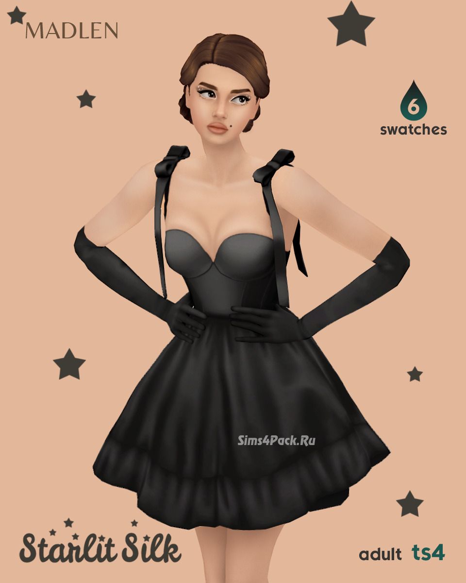 Наряд для симочки "Starlit Silk"