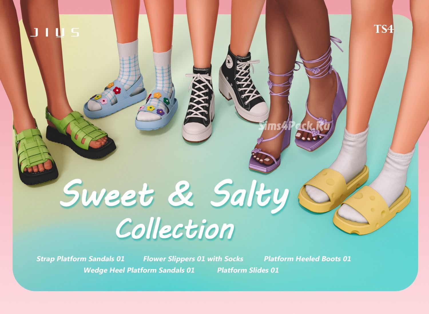 Коллекция женской обуви "Sweet And Salty Collection"