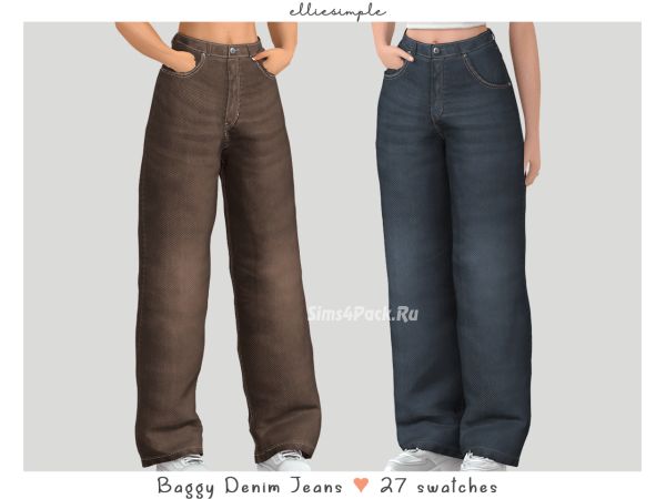 Женские джинсы "baggy denim jeans"
