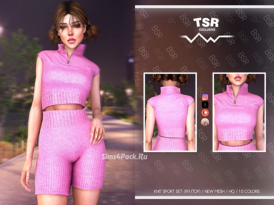 Безрукавка для симочек "KNIT SPORT SET-393 (TOP) BD1067"