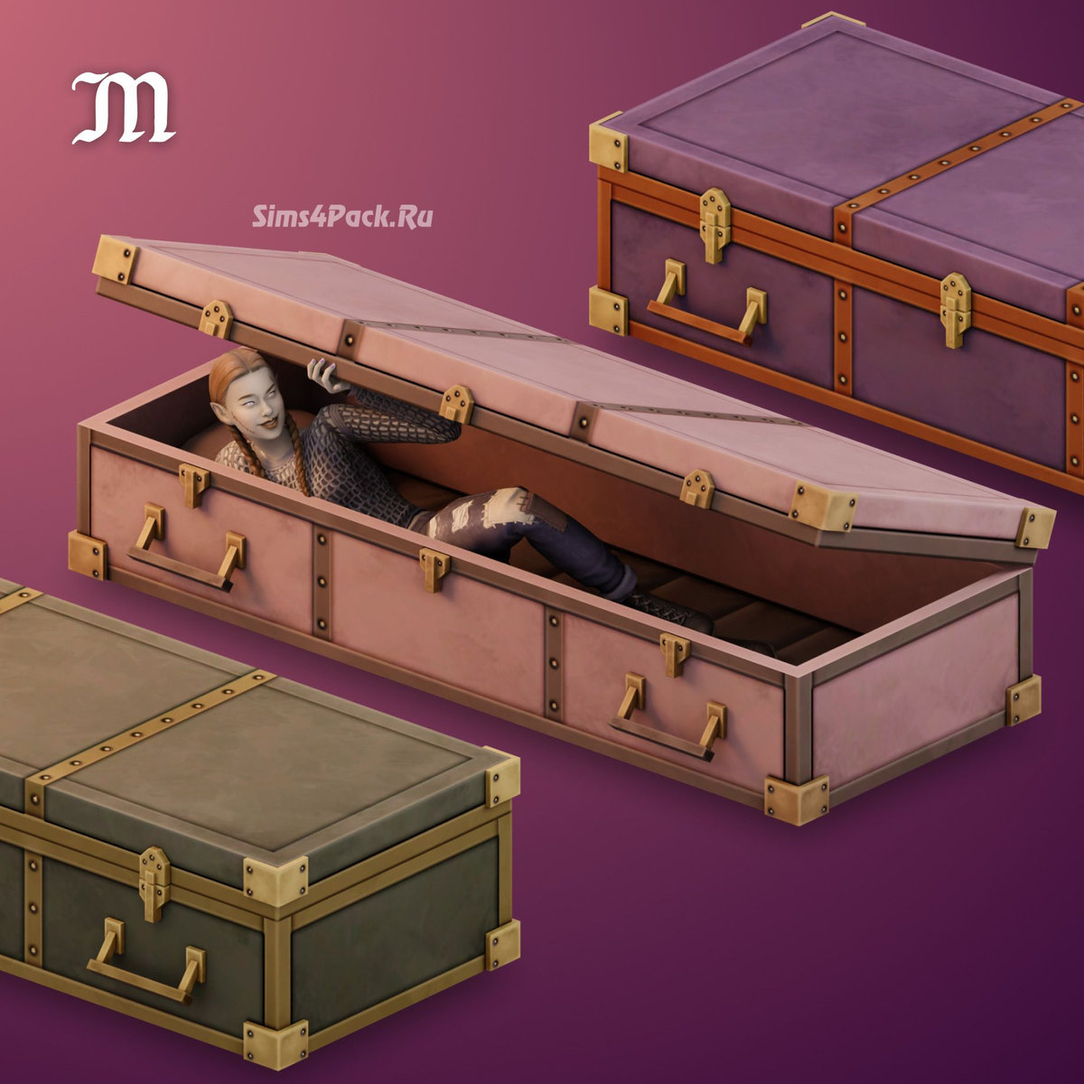 Гроб для вампиров "Simblreen Vampire Coffin"