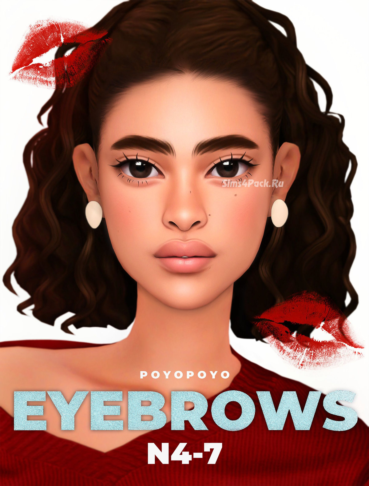 Набор бровей "EYEBROWS N4-7"
