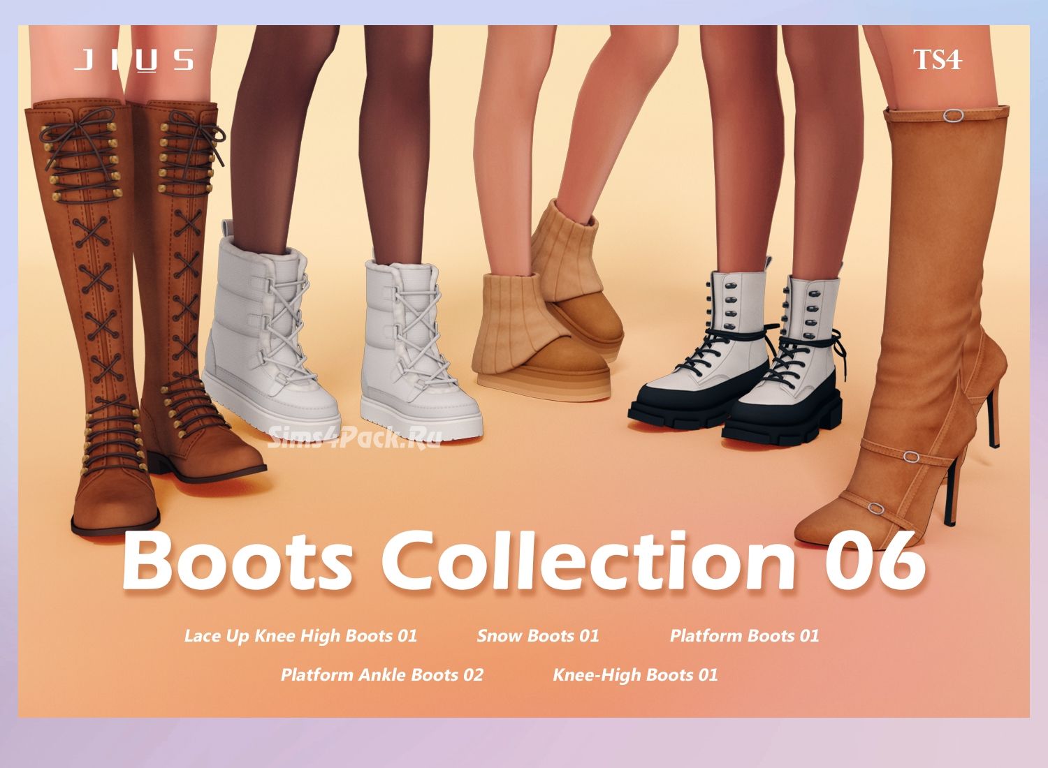 Коллекция женской обуви "Boots Collection 06"