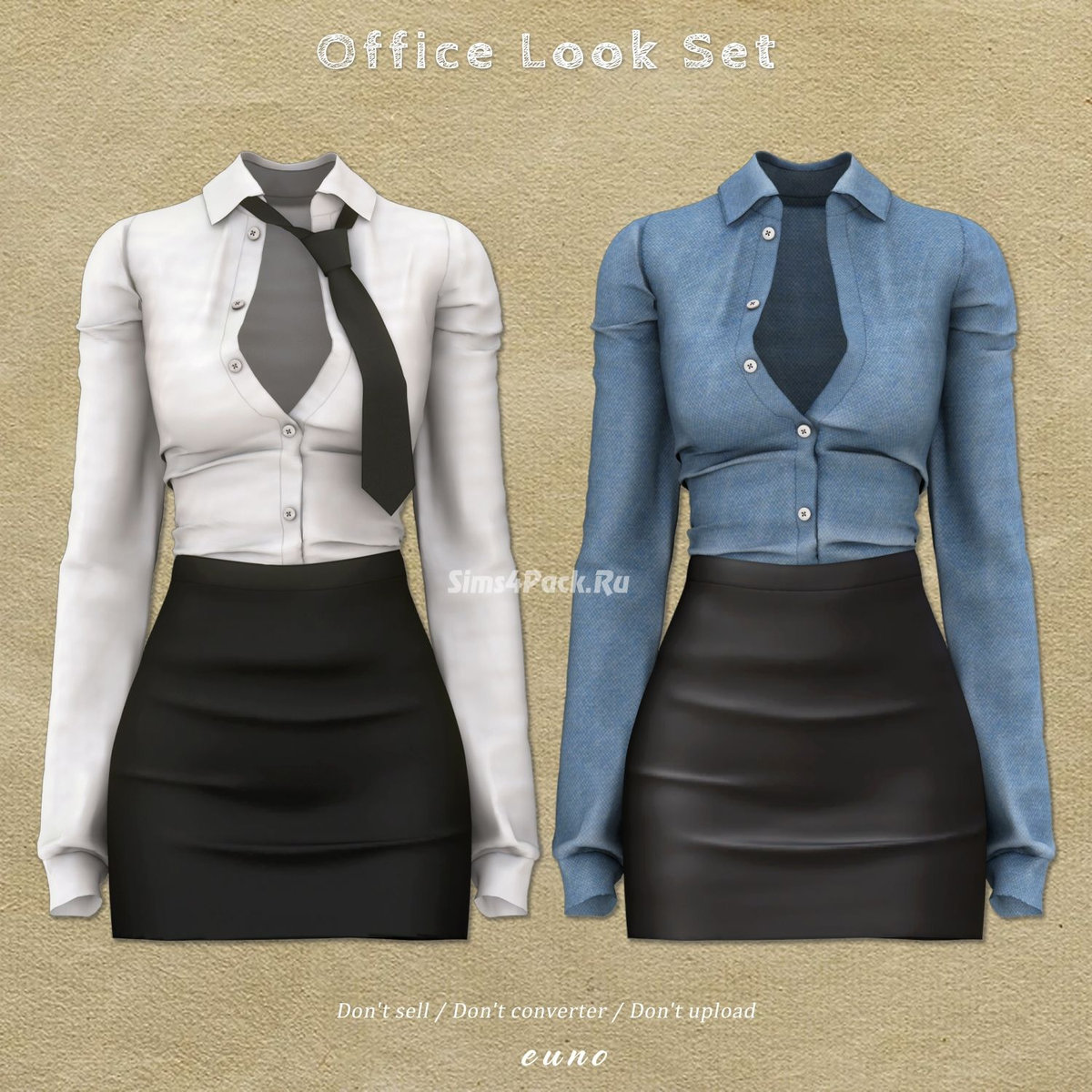 Офисный комплект для симочек "Office Look Set"