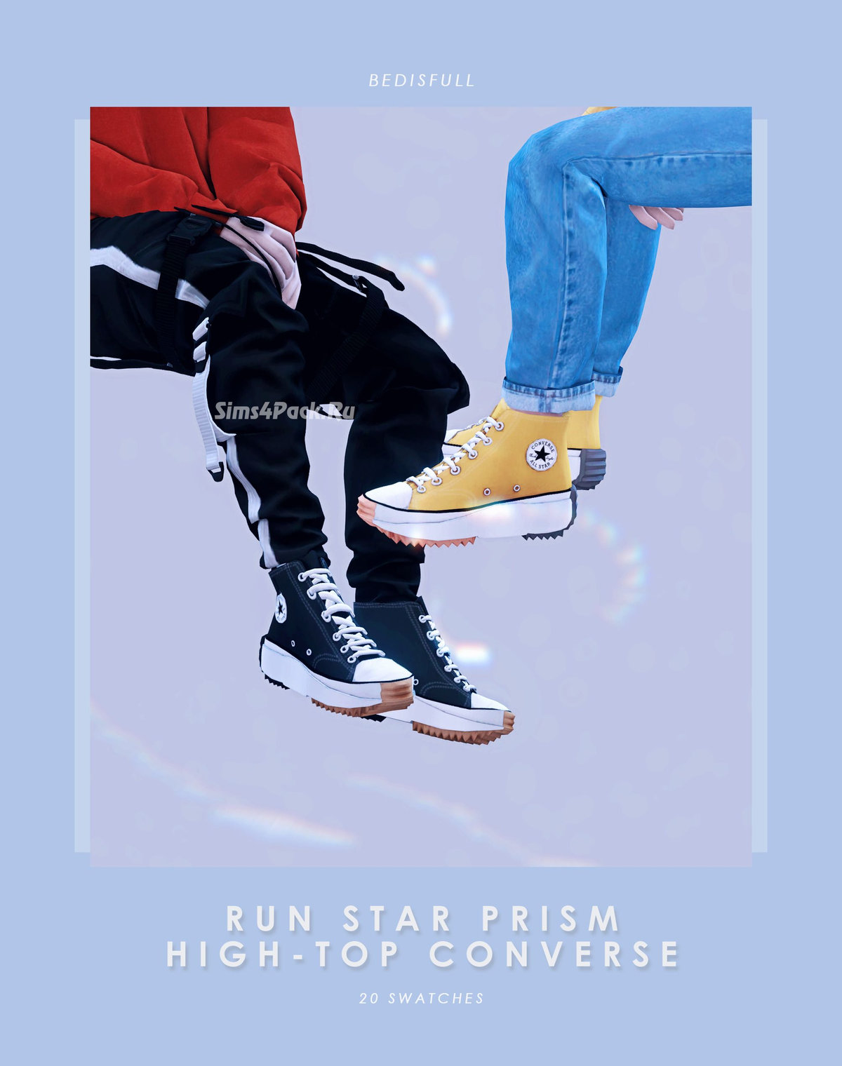Мужские кеды "Run star prism high-top converse"