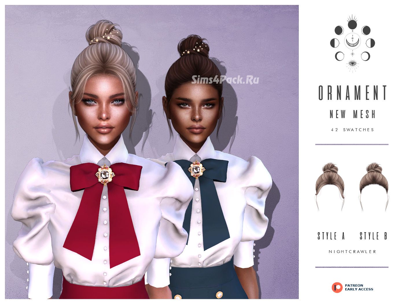 Женская прическа "ORNAMENT HAIR"