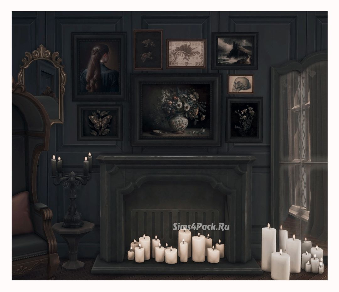 Набор картин "Dark Academia Wall Art Set"