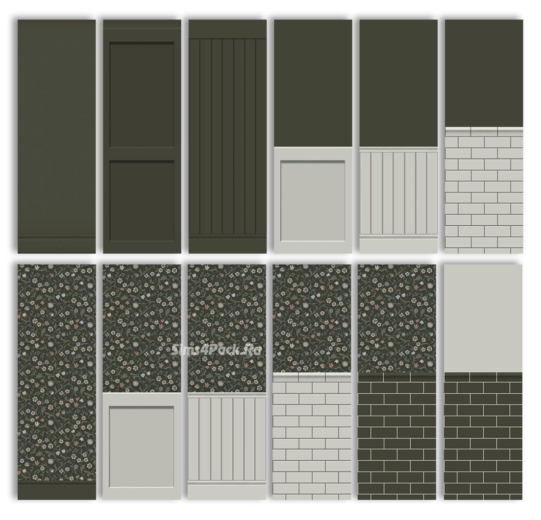 Набор настенных покрытий "English Country Wall Set"