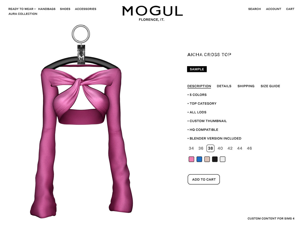Топ "Aicha Cross Top"
