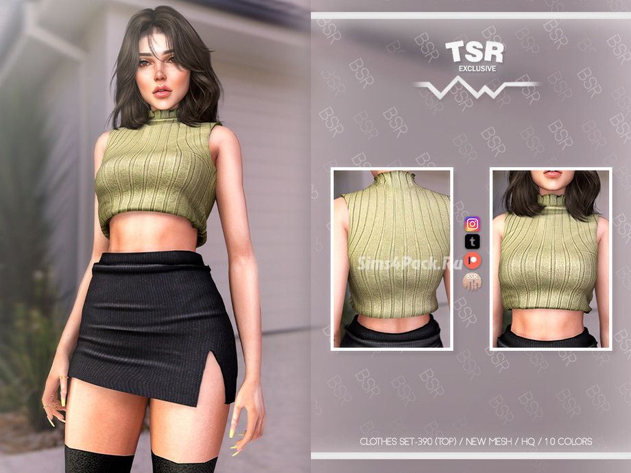 Топ "CLOTHES SET-390 (TOP) BD1061"