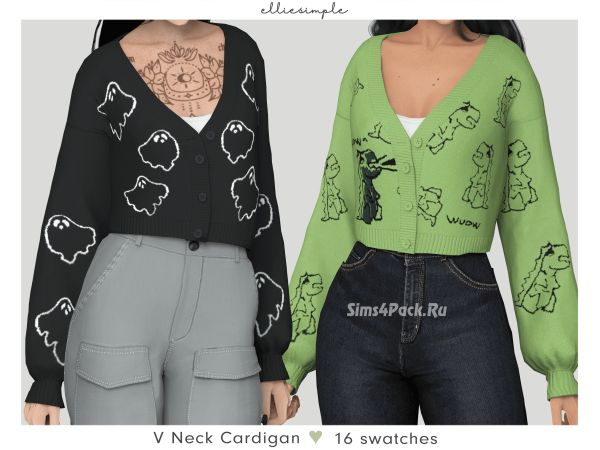 Женский кардиган "v neck cardigan"