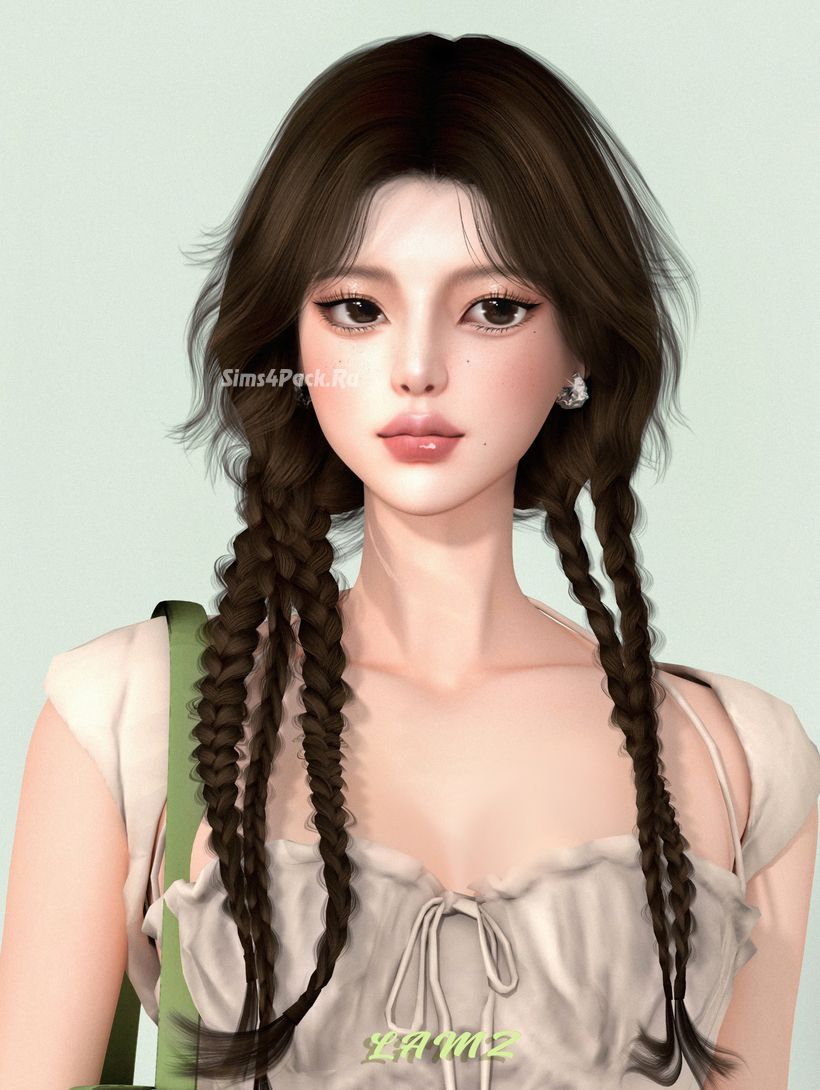 Женская прическа "SongYuqiHairstyles_001F"